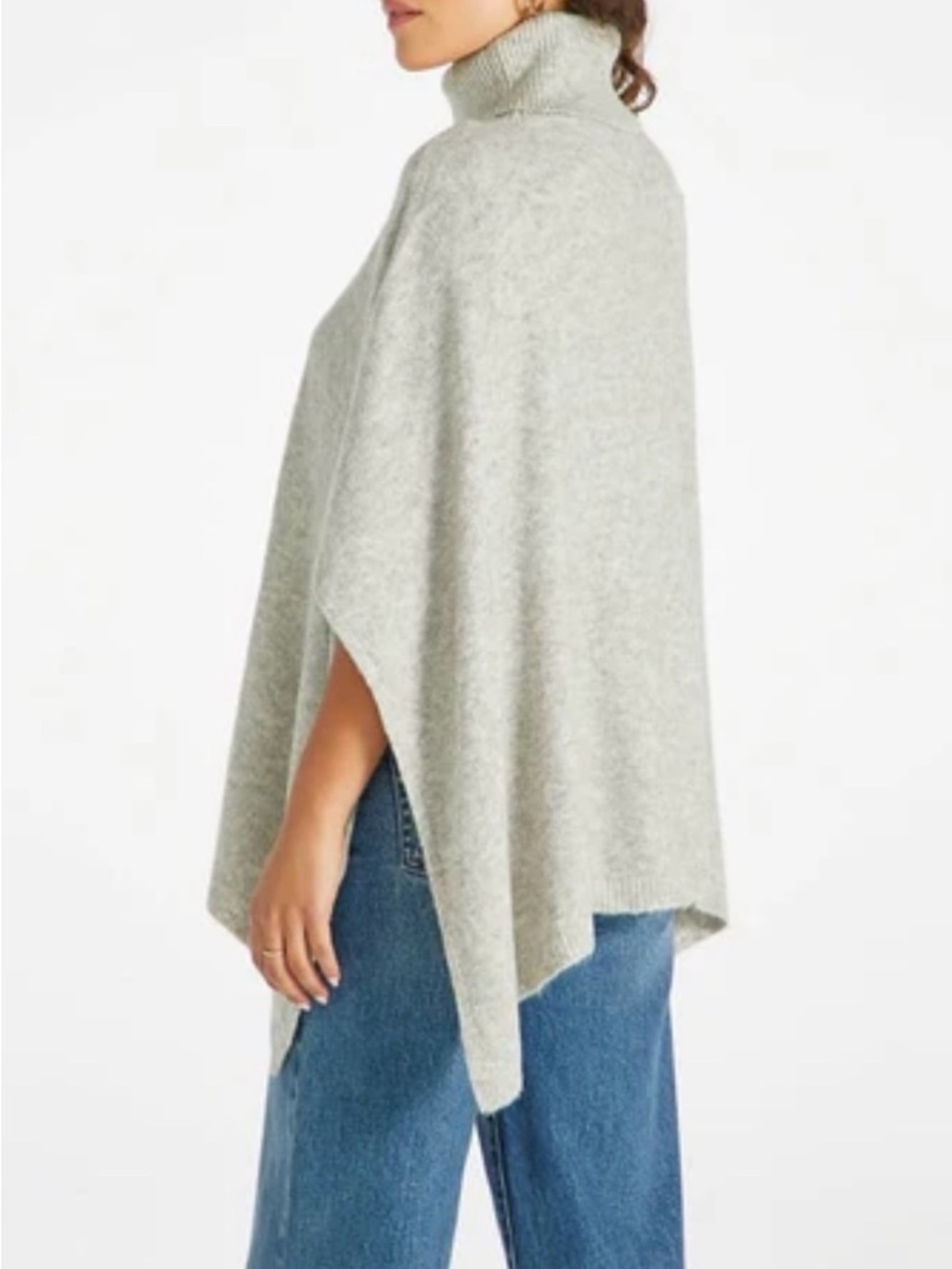 Funnel Neck Ruana - Picture 3 of 7
